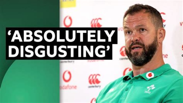 Andy Farrell slams 'disgusting circus' surrounding son's red card drama