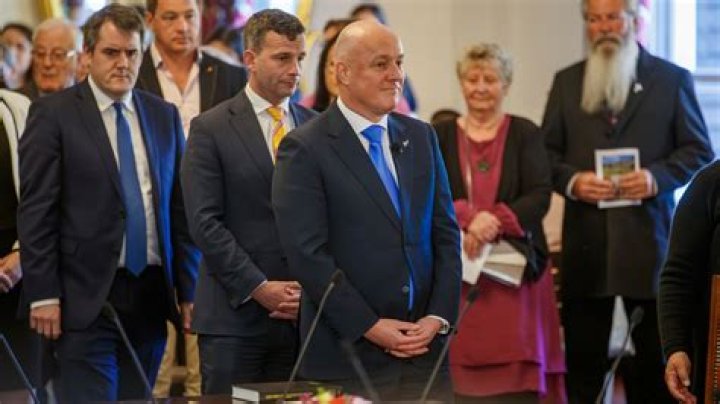Christopher Luxon sworn in as New Zealand prime minister