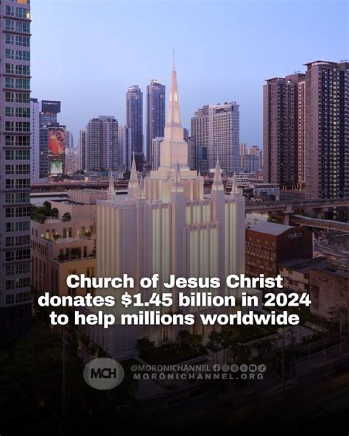 Church of Jesus Christ donates $8.7 million to support Red Cross efforts in Nevada, US | News