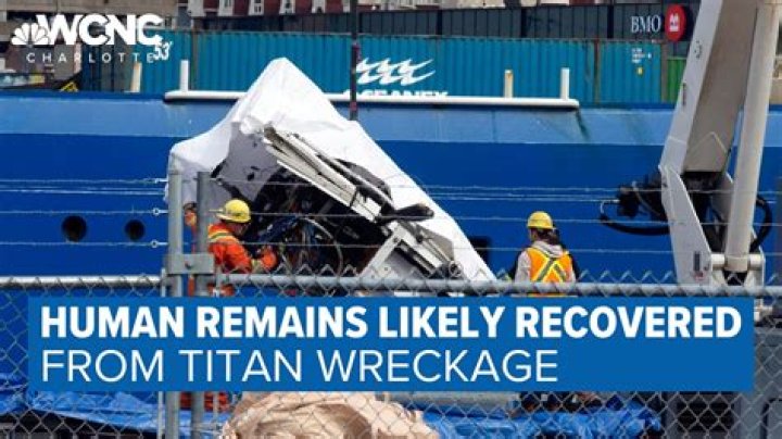 Human remains have likely been recovered from the Titan submersible wreckage, US Coast Guard says