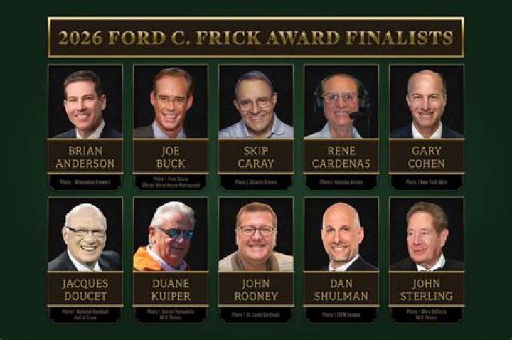 Joe Buck, Gary Cohen, Dan Shulman among Hall of Fame's Frick Award finalists