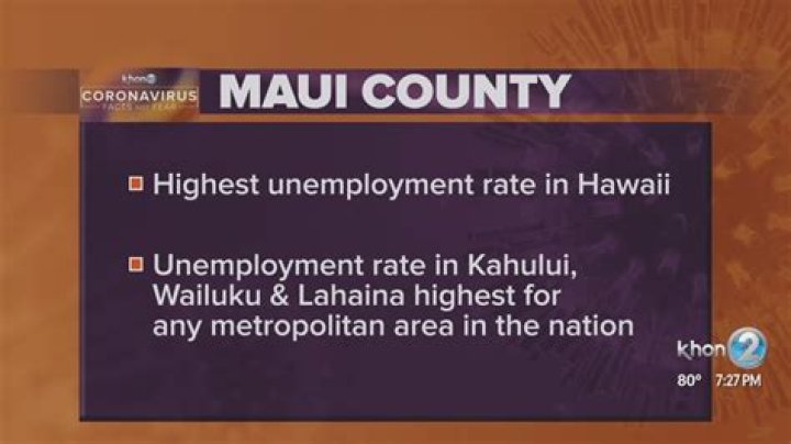 Maui County unemployment claims nearly 11K | News, Sports, Jobs