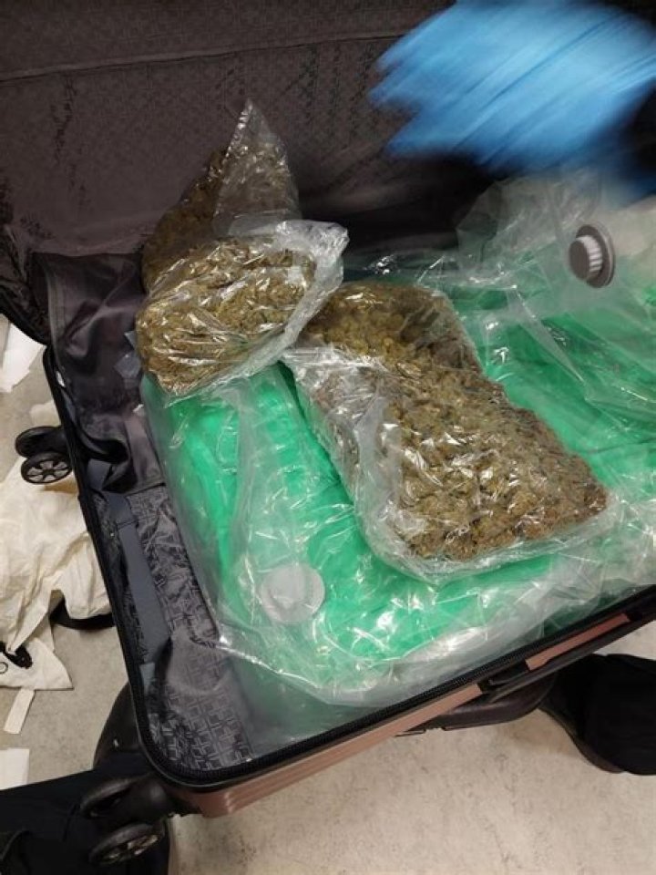 Men arrested at Heathrow Airport after smuggling £5m of cannabis in suitcases from America