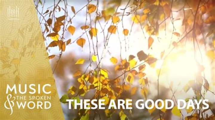 Music & the Spoken Word: On good days and bad