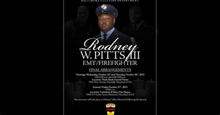 Rodney W. Pitts Obituary, EMT/Firefighter, Rodney W. Pitts has Died
